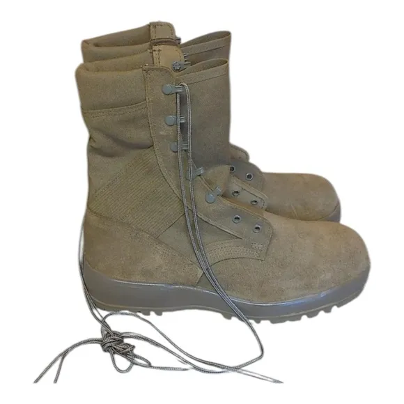 USGI McRae Coyote Brown Hot Weather Army Combat Boots Men's Size 7.5 NWT