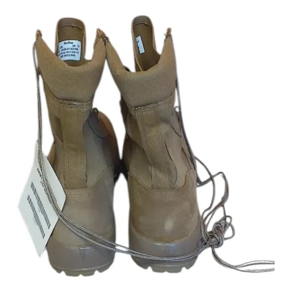 USGI McRae Coyote Brown Hot Weather Army Combat Boots Men's Size 7.5 NWT