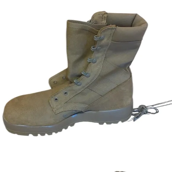 USGI McRae Coyote Brown Hot Weather Army Combat Boots Men's Size 7.5 NWT