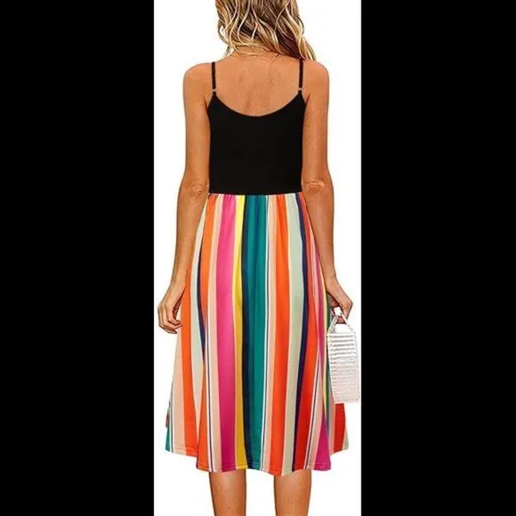 V Neck Summer Casual Wrap Floral/Solid Dresses  with Pockets