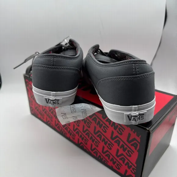 Vans Atwood Twill Textile Mens Shoes Size 11 NIB Charcoal White