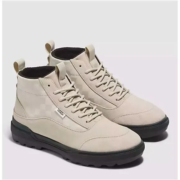 Vans Checkerboard Colfax cold weather leather boot, unisex men’s 7/ wms 8.5 NWT