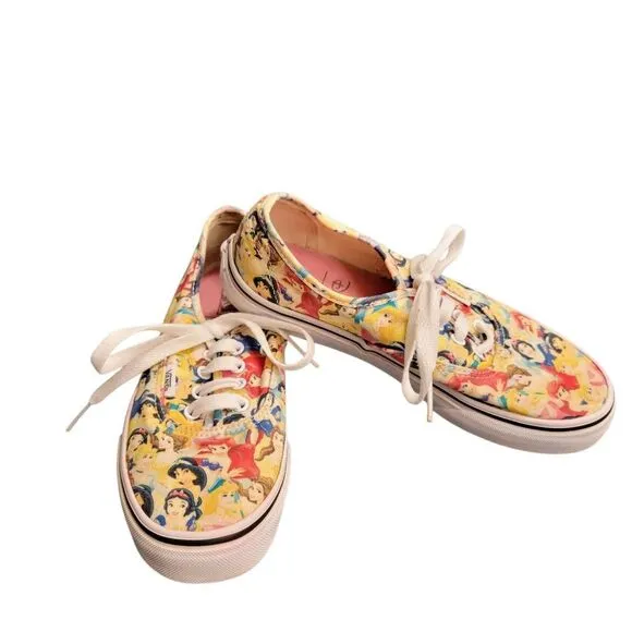 Vans Disney Princesses Snow White Little Mermaid Belle Jasmine Cinderella Shoes