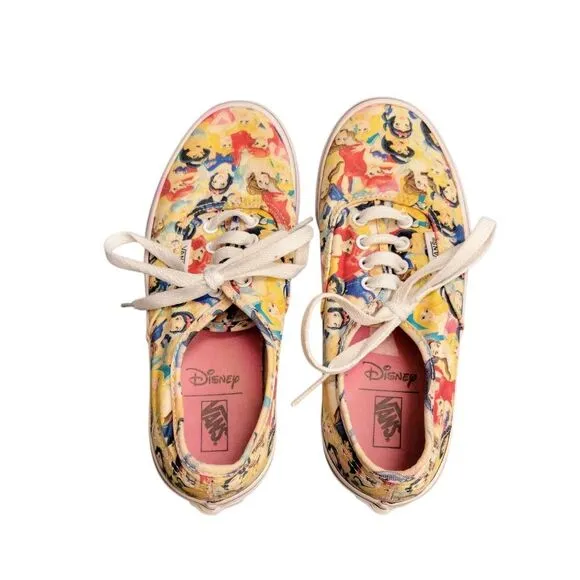 Vans Disney Princesses Snow White Little Mermaid Belle Jasmine Cinderella Shoes