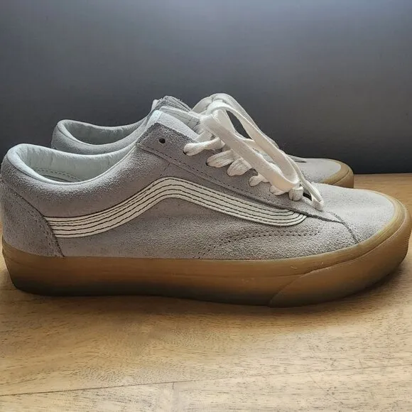 Vans Double Light Style 36 Skate Shoes Dawn Blue/Gum Mens 8.5 Womens 10