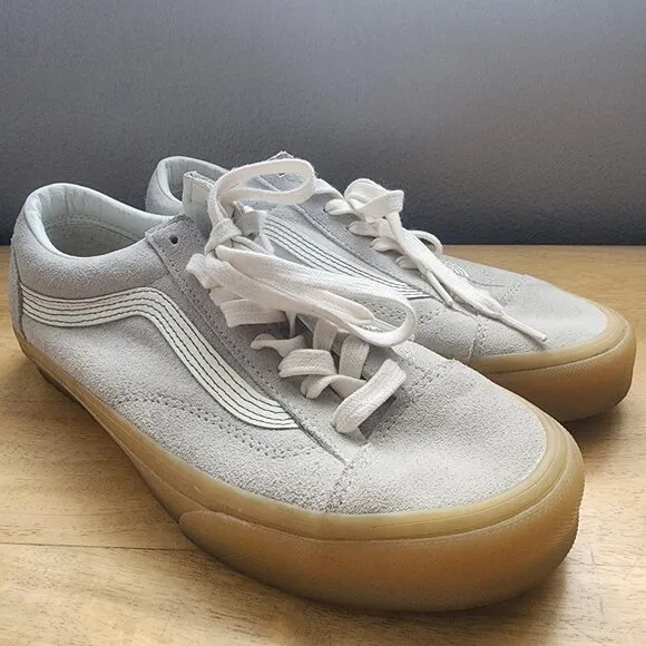 Vans Double Light Style 36 Skate Shoes Dawn Blue/Gum Mens 8.5 Womens 10
