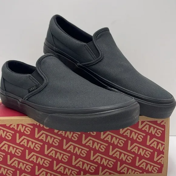 Vans Men's Black Slip-On Shoes Classic Slip-On(Made Forthmkrs)BIkblVN0A3MUDV7W