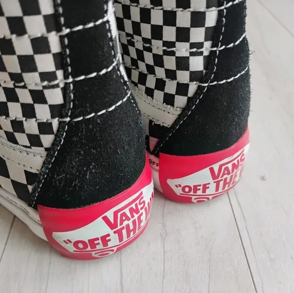 VANS NEW Sk8-Hi Old Skool Mixed Checkered Shoes