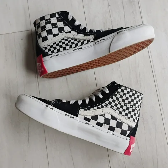 VANS NEW Sk8-Hi Old Skool Mixed Checkered Shoes
