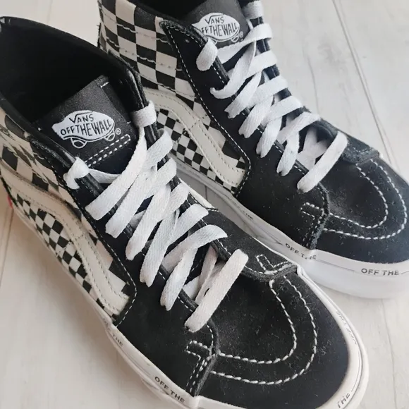 VANS NEW Sk8-Hi Old Skool Mixed Checkered Shoes