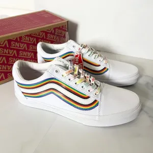 Vans Old Skool Low Tops Casual Skateboarding Shoes Unisex White VN0A5KRFB5U
