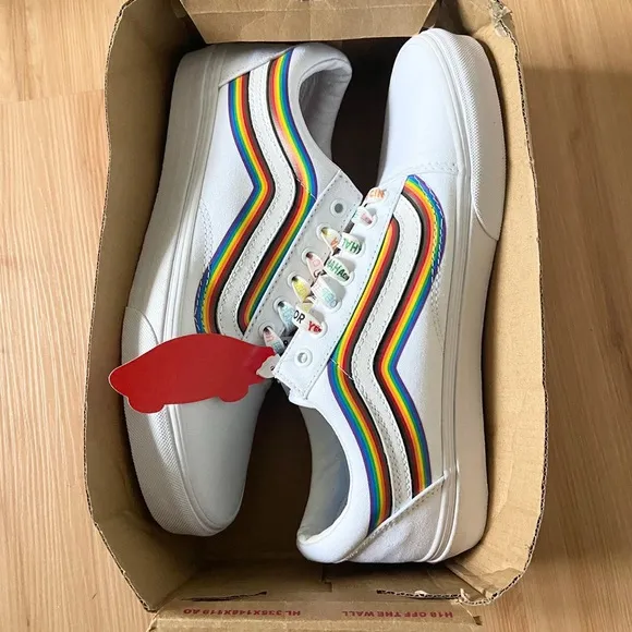 Vans Old Skool Low Tops Casual Skateboarding Shoes Unisex White VN0A5KRFB5U