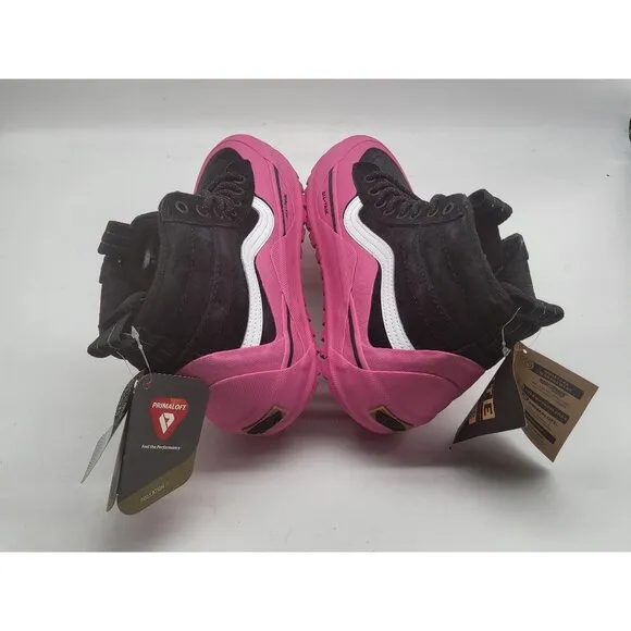 Vans SK8 Hi Dip MTE 2 Hiking Boots Shoes Pink Black Suede VN0009QKB9P Women Sz 8