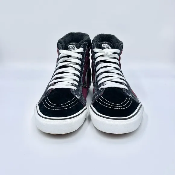 Vans SK8-HI MTE Port Royal Burgundy Suede All Weather Sneaker Boots Men’s 10