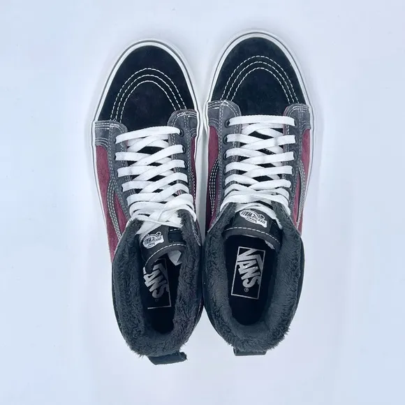Vans SK8-HI MTE Port Royal Burgundy Suede All Weather Sneaker Boots Men’s 10