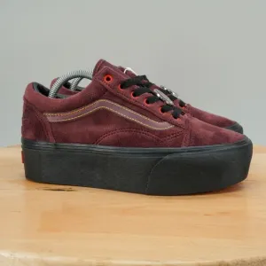 Vans Stackform x Disney Womens Size 7 Shoes 'Poison Apple' Snow White Sneakers