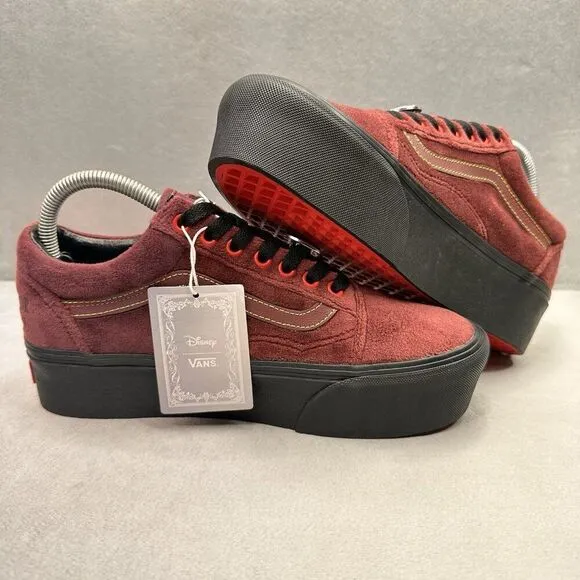 Vans Stackform x Disney Womens Size 8 Shoes 'Poison Apple' Snow White Sneakers
