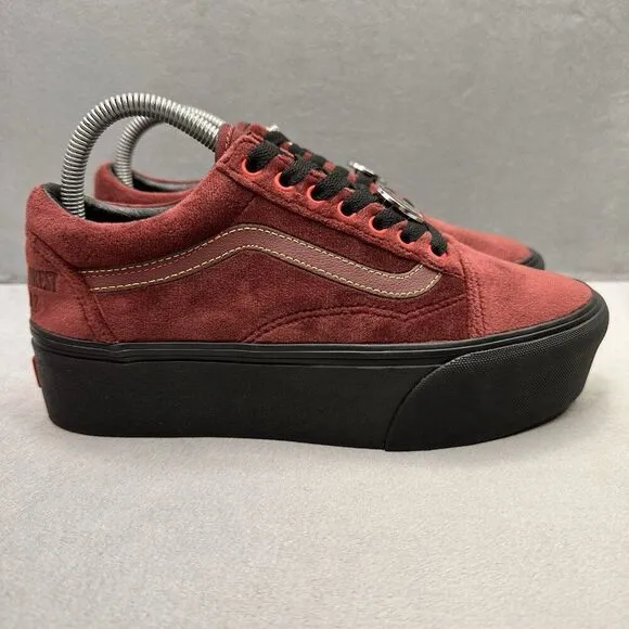 Vans Stackform x Disney Womens Size 8 Shoes 'Poison Apple' Snow White Sneakers