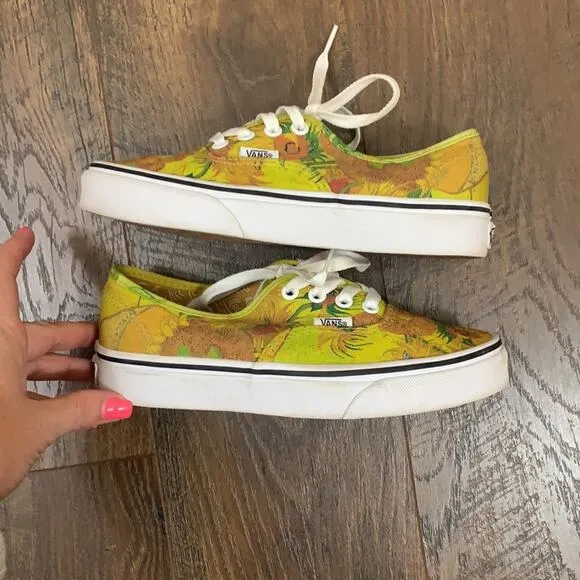 Vans Sunflower Vincent Van Gogh Yellow/Green Shoes