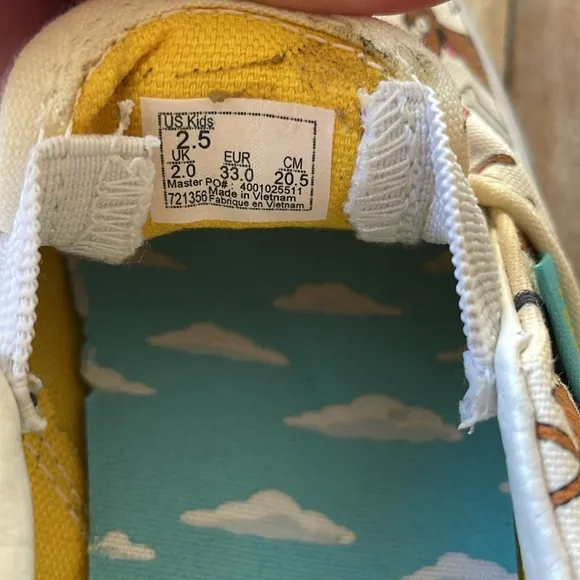 Vans The Simpsons slide on shoes Kids 2.5