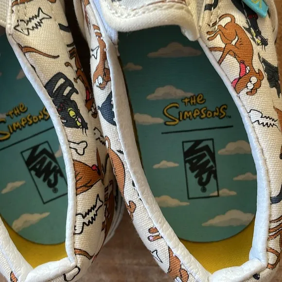 Vans The Simpsons slide on shoes Kids 2.5