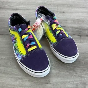 VANS-TIE DIE SHOES LOW TOPS