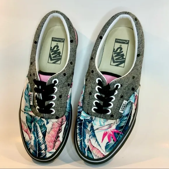 Vans tropical lace up shoes. Size 8