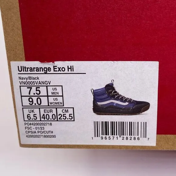 Vans UltraRange Exo Hi Gore-Tex WW MTE-2 Women's Hiking Boots  |  Size:  9