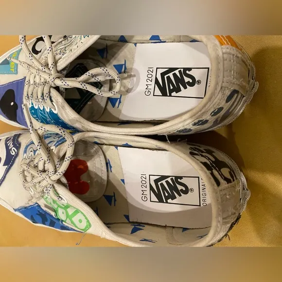 Vans Vault x Geoff McFtridge OG Authentic Gamelan Of Tags
