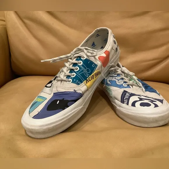 Vans Vault x Geoff McFtridge OG Authentic Gamelan Of Tags