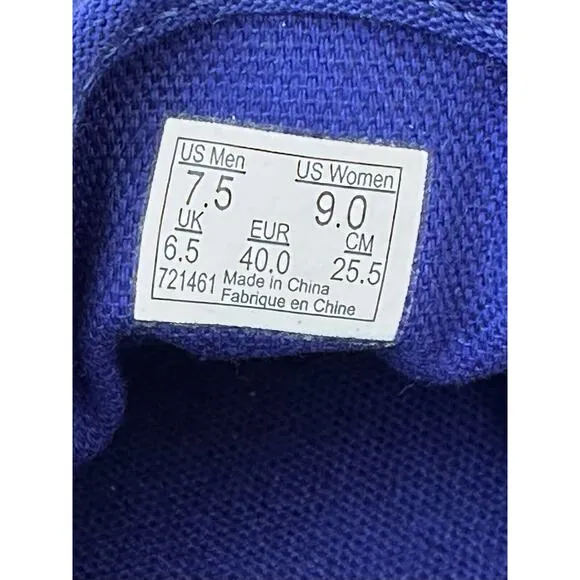 Vans x MLB New York NY Mets AOP Logo Blue Shoes Men’s Size 7.5 / Women's 9