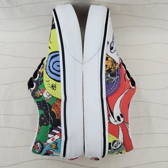 Vans Youth Nightmare Before Christmas Kids Disney Halloween Town Shoes Size 12