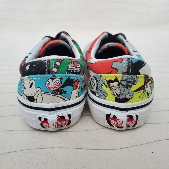 Vans Youth Nightmare Before Christmas Kids Disney Halloween Town Shoes Size 12