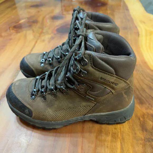 Vasque 7160 Leather Boots 7.5 M Men's Hiking Outdoor Lace Saint Elias Gore-tex