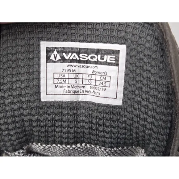 Vasque Breeze III GTX 7195 Ladies Waterproof Gore-Tex Hiking Boots Vibram 7.5M