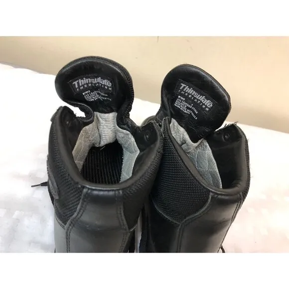 Vasque Gore-tex Hiking Boots Kids black  leather shoes Thinsulate US sz 4