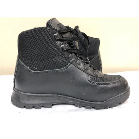 Vasque Gore-tex Hiking Boots Kids black  leather shoes Thinsulate US sz 4
