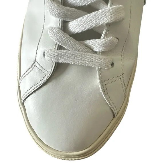 Veja Women's White Sneakers with Light Blue/Mint Size 8