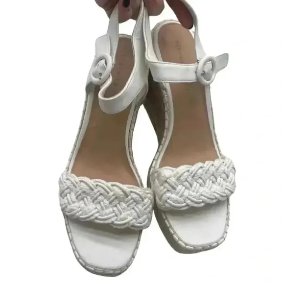 VERONICA BEARD | Reema Espadrille Wedge Sandal | Snow White | NWT 11