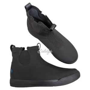 Vessi Weekend Chelsea Asphalt Black on Black DymaTex Knit Waterproof Boot Men 12