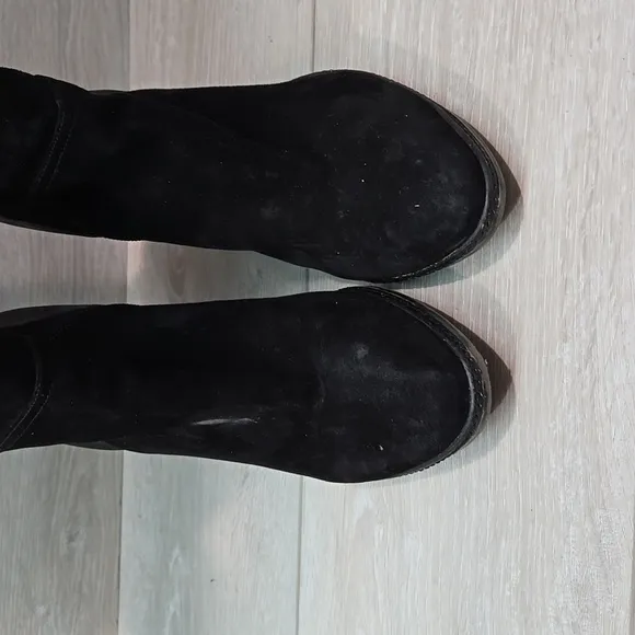 Vince Camuto Women Lanessa  Leather Tall Heels Boots shoes sz 8.5B