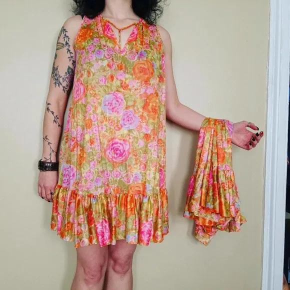Vintage 60s Vanity Fair Nightgown &amp; Bedcoat