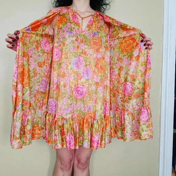 Vintage 60s Vanity Fair Nightgown &amp; Bedcoat