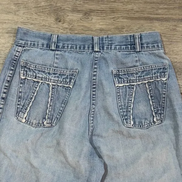 Vintage 70s Foxmoor High-Rise Straight Leg Light Blue Jeans Women's 13 - 26 x 31