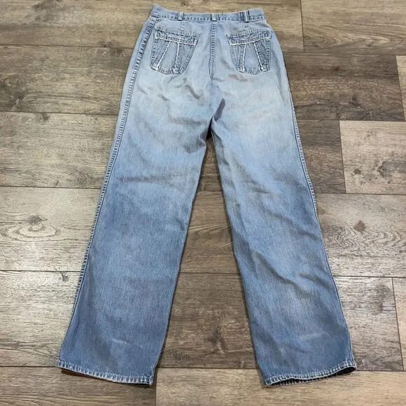 Vintage 70s Foxmoor High-Rise Straight Leg Light Blue Jeans Women's 13 - 26 x 31