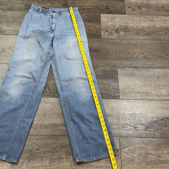 Vintage 70s Foxmoor High-Rise Straight Leg Light Blue Jeans Women's 13 - 26 x 31
