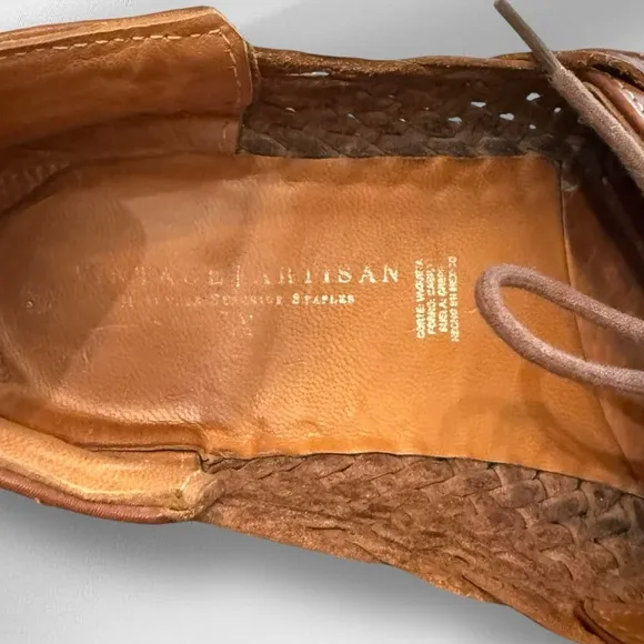 Vintage Artisan Leather Shoes