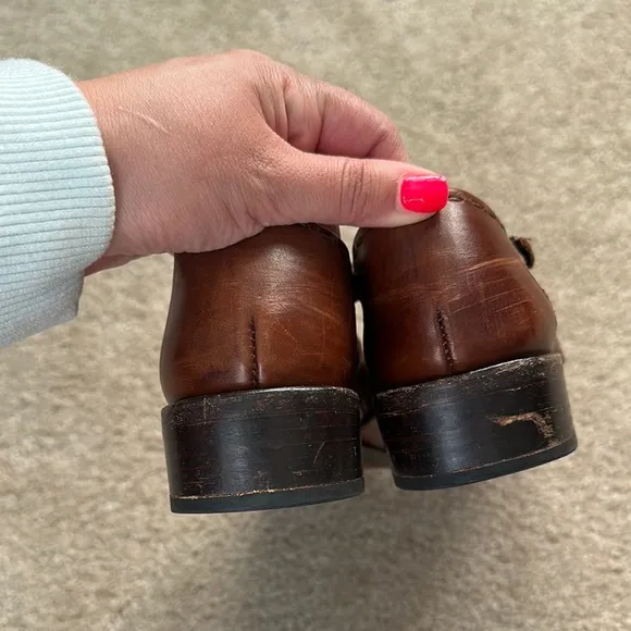 Vintage Cole Haan Women's Brown Leather Fisherman Sandal Shoe Size 9.5 AA