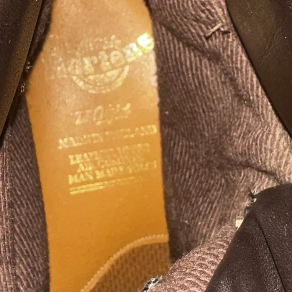 Vintage Dr. Martens Brown Leather Men's Hiking Boots Style # 8280 Size 10