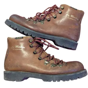 Vintage Dr. Martens Holt Hiking Work Boots Air Wair Lace Up 90s Y2K Chunky Ankle